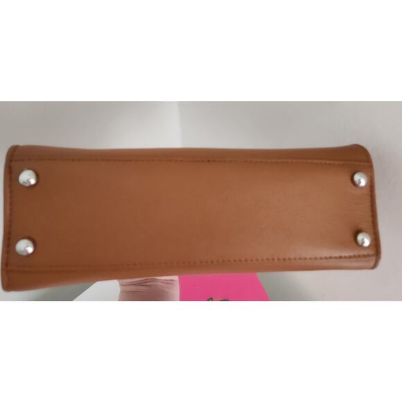 NWOT Rebecca Minkoff Lou Top Handle Tan Leather Handbag - Picture 16 of 16